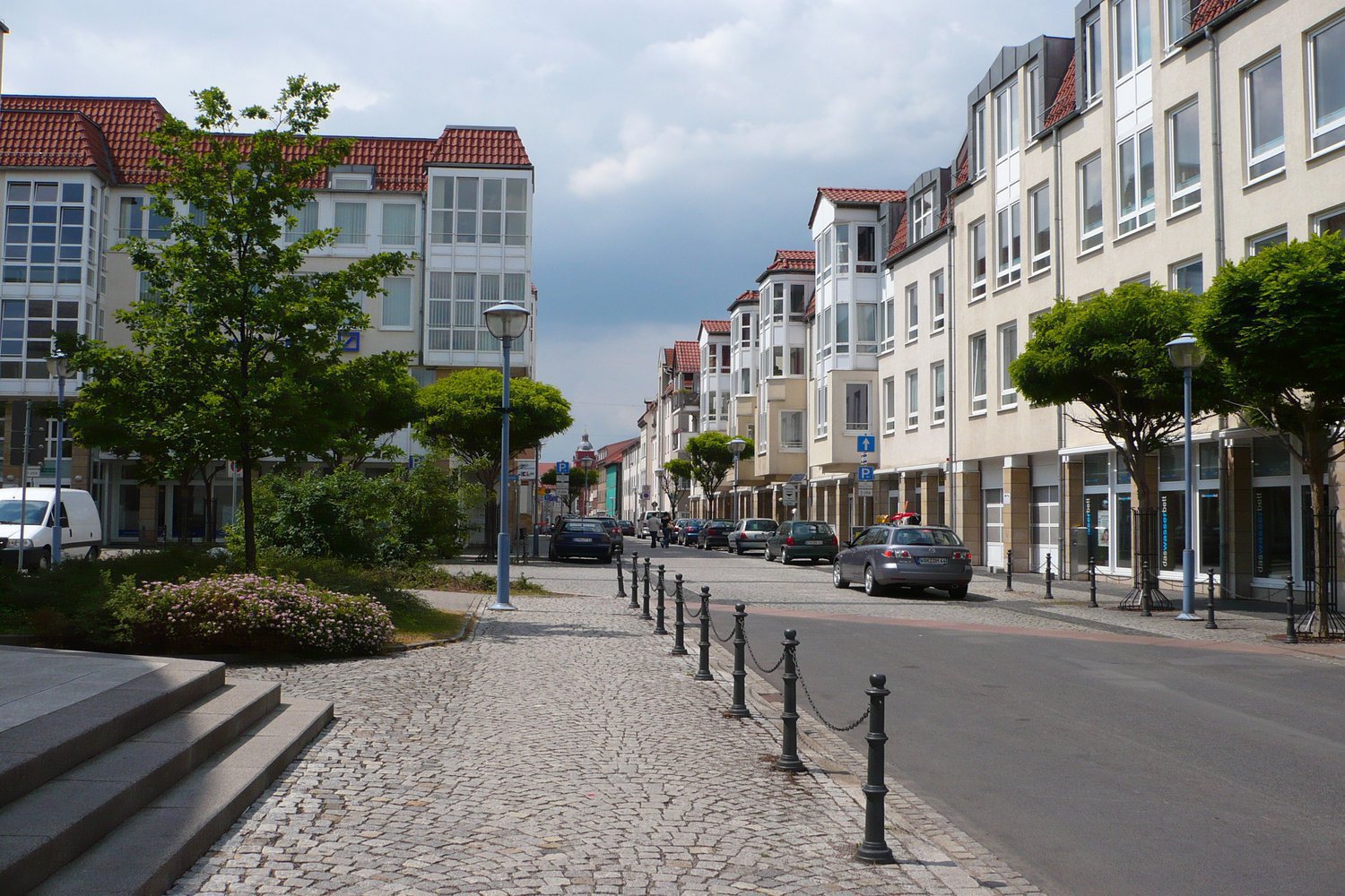 Mikroskopische Verkehrsflusssimulation Friedrichstraße in Gotha